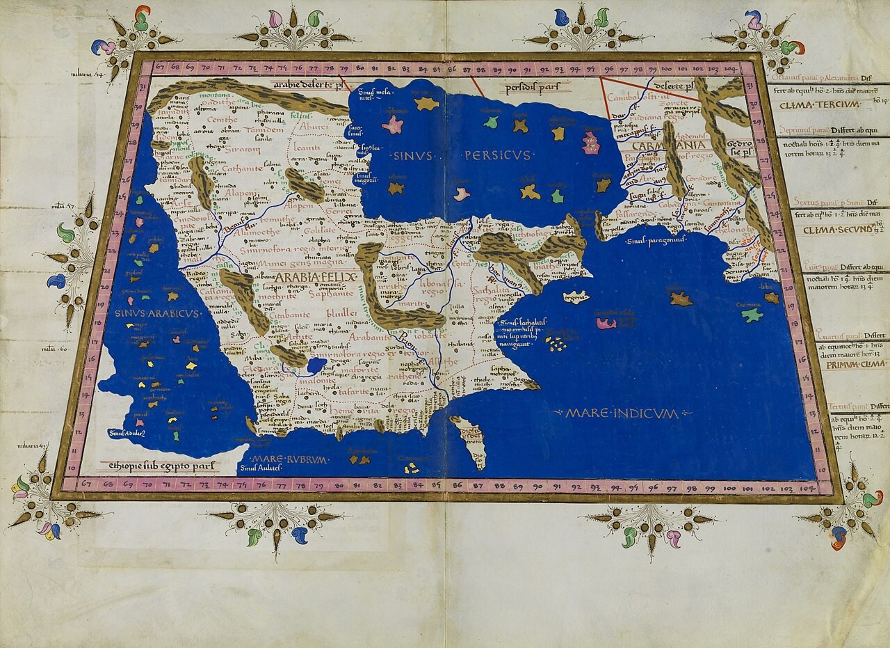 A 1467 reconstruction of Ptolemy's Map VI from 