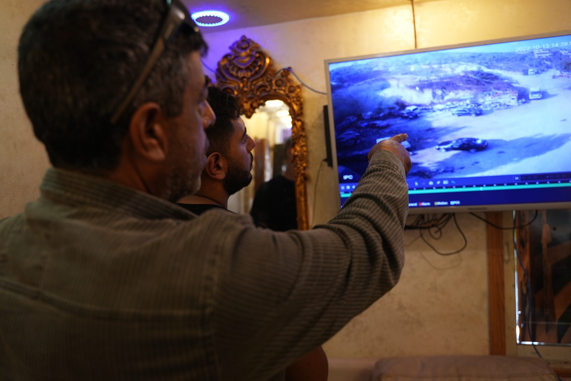 Odeh's CCTV cameras recorded the settler attacks, but every time he's lodged a complaint with Israeli authorities he's been met with silence (MEE/Akram al-Waara)