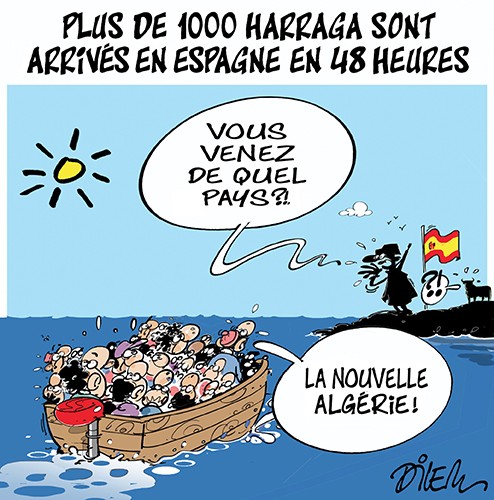 Caricature de Dilem dans le quotidien Liberté, le 27 septembre 2021 (capture d’écran)