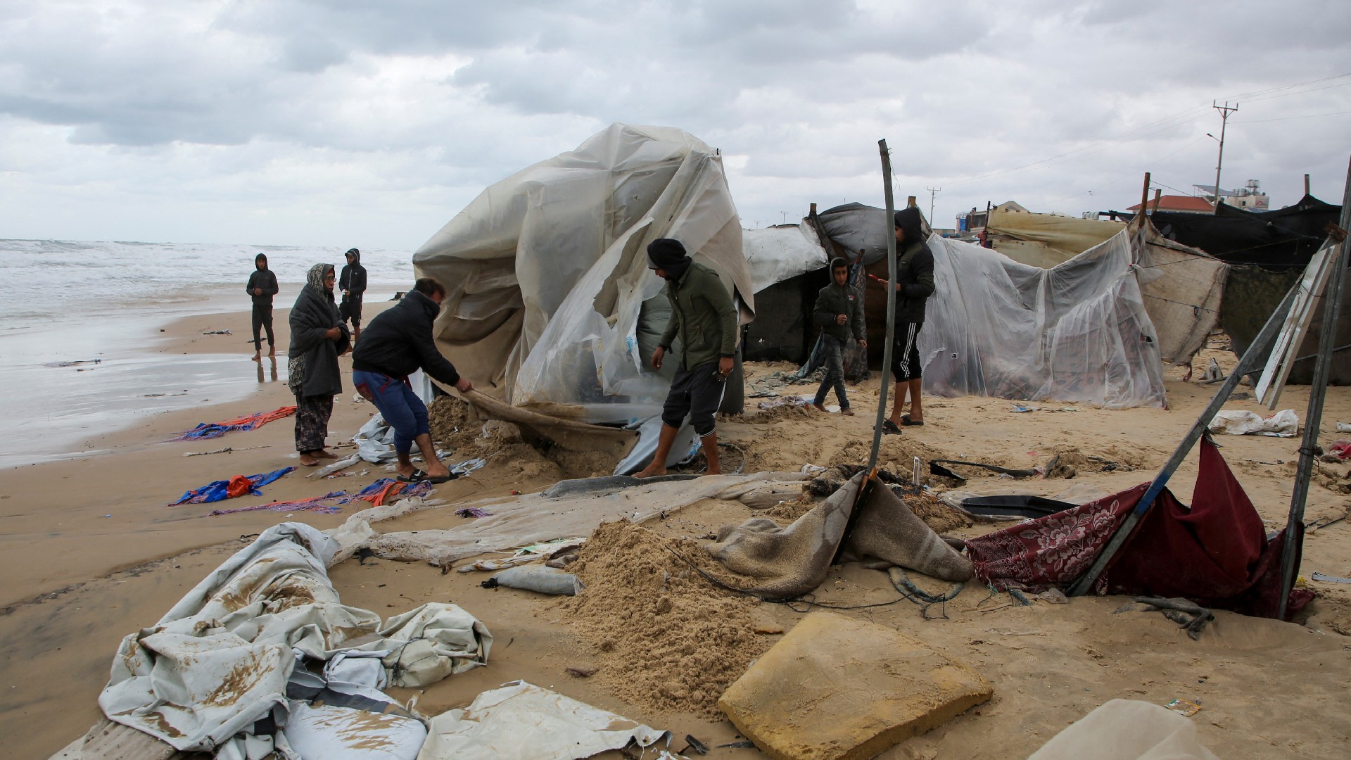 displaced palestinian Gaza City