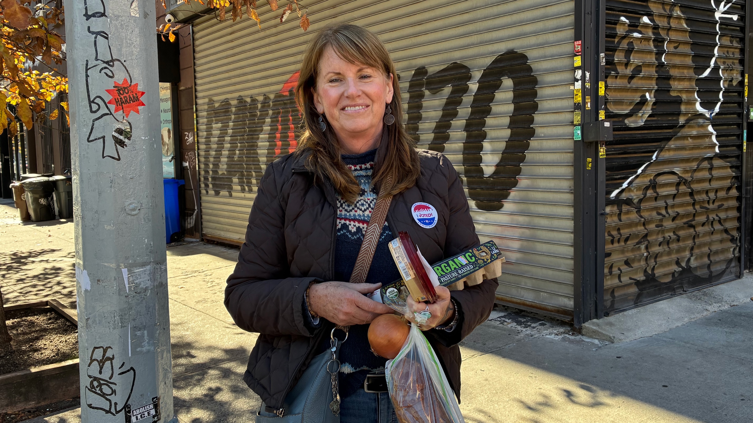 New Yorker voting for Mamdani