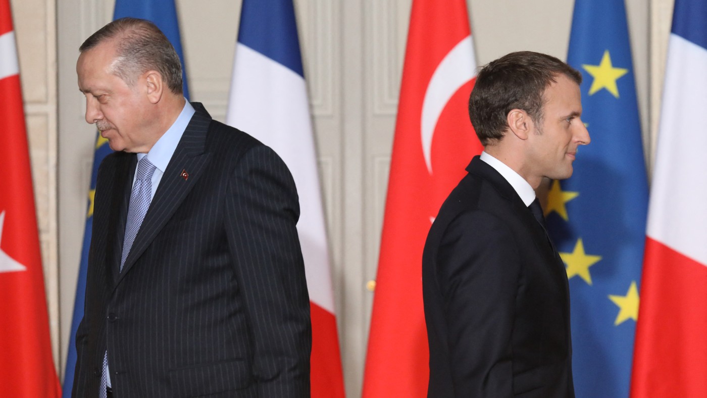 Macron Erdogan AFP