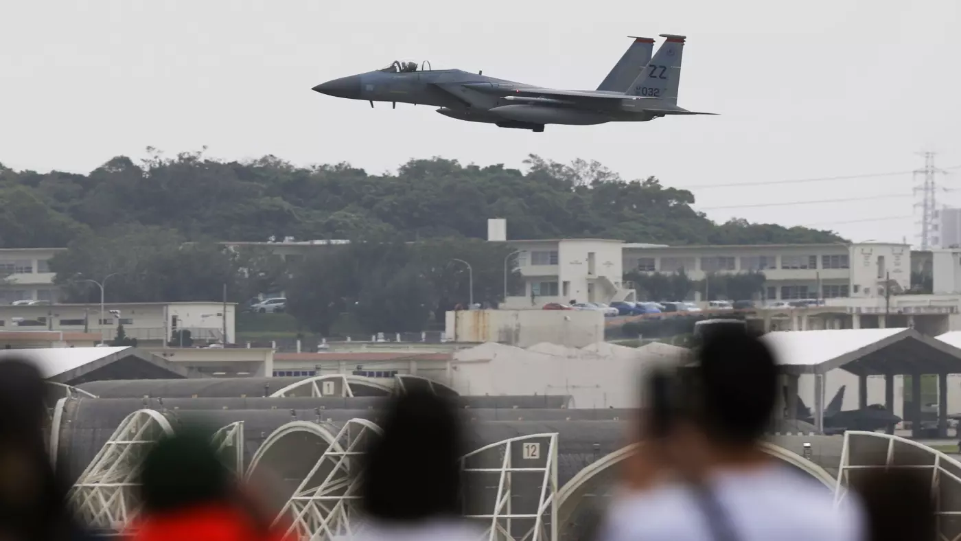 F-15 strike eagle southern Japan