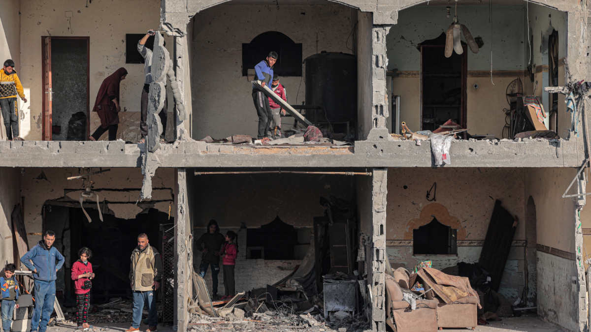 Palestinians in Gaza