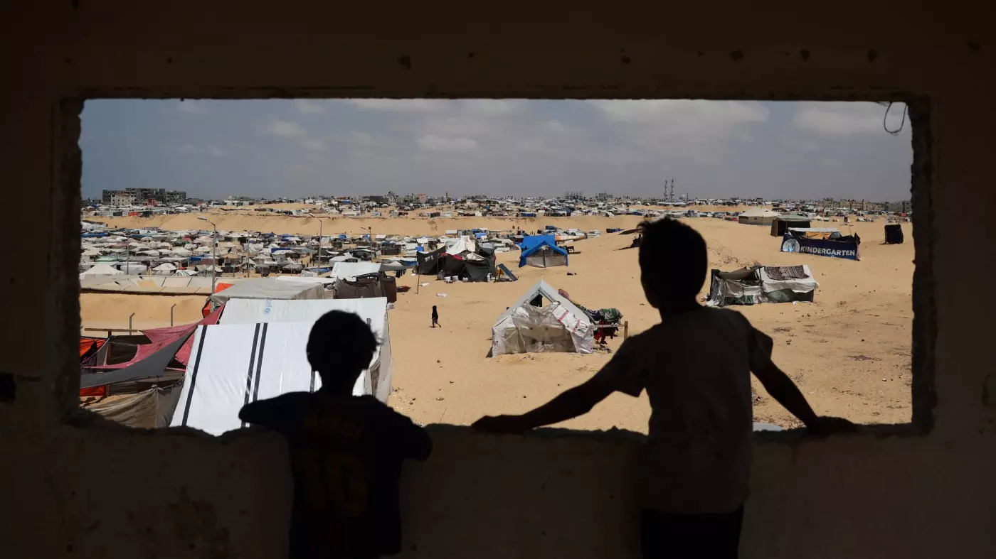 palestinian children rafah