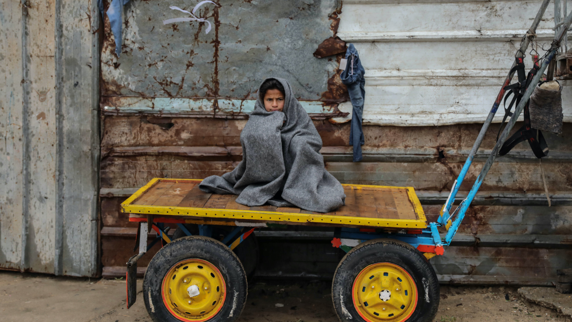 A human rights report found that nine out of 10 children in Gaza suffered some form of conflict-related post-traumatic stress disorder (PTSD) (MEE/Mohammed Hajjar)