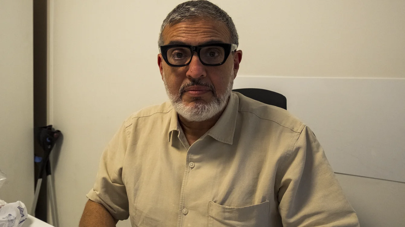 British-Palestinian surgeon Ghassan Abu Sittah in his office in the Ghassan Abu Sittah Children’s Fund headquarters in Hamra, Beirut, Lebanon, on 17 July 2026 (Gergana Krasteva/MEE)