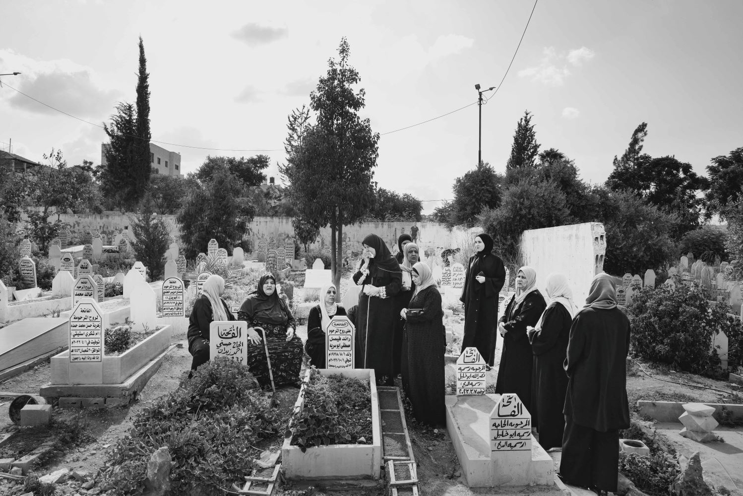 Grieving mothers. Jenin Refugee camp, Palestine, 2023 © Sakir Khader / Magnum Photos.