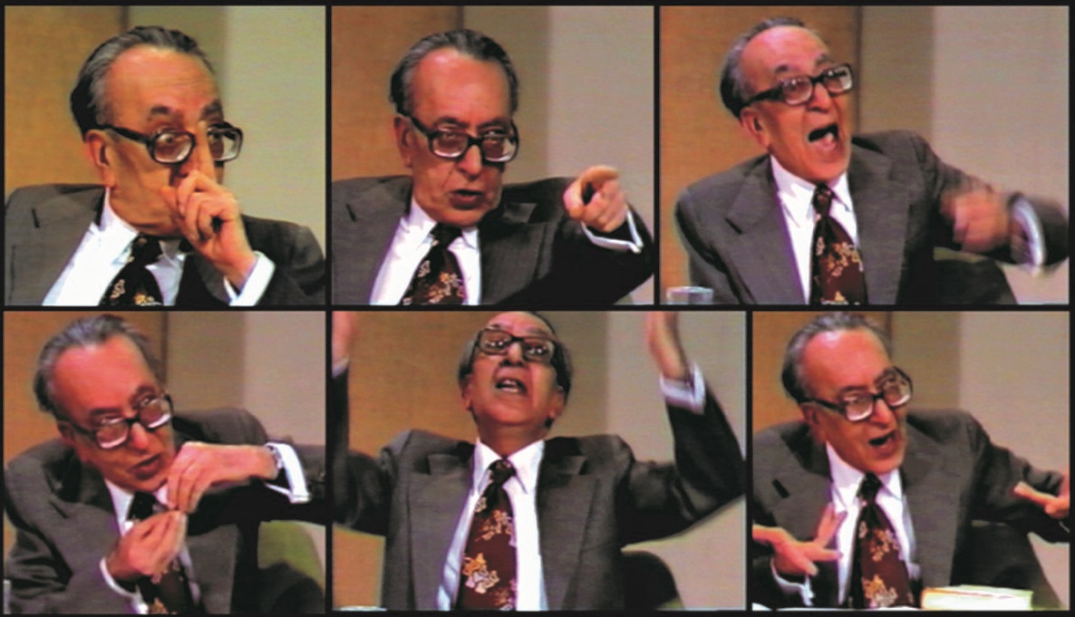 Hamed Yousefi, in a still from The Fabulous Life and Thought of Ahmad Fardid (2015)