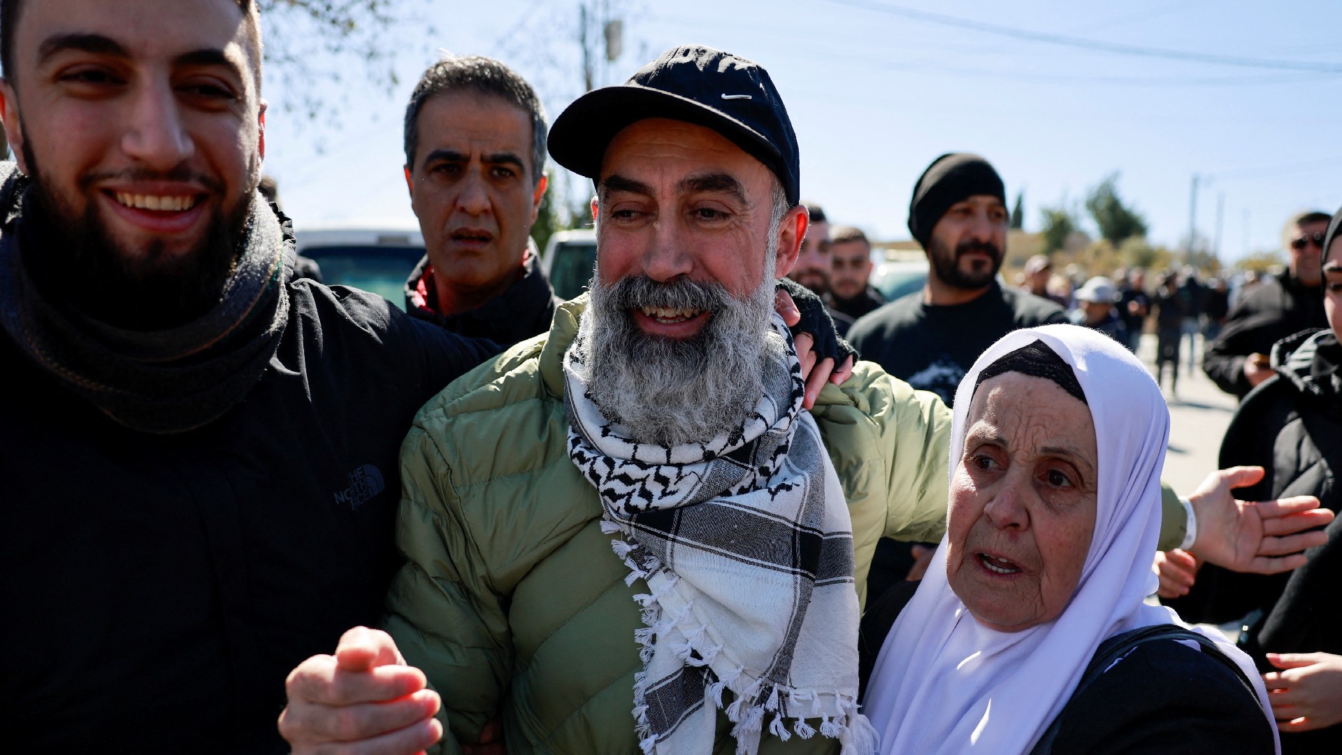 freed Palestinian prisoners Ramallah