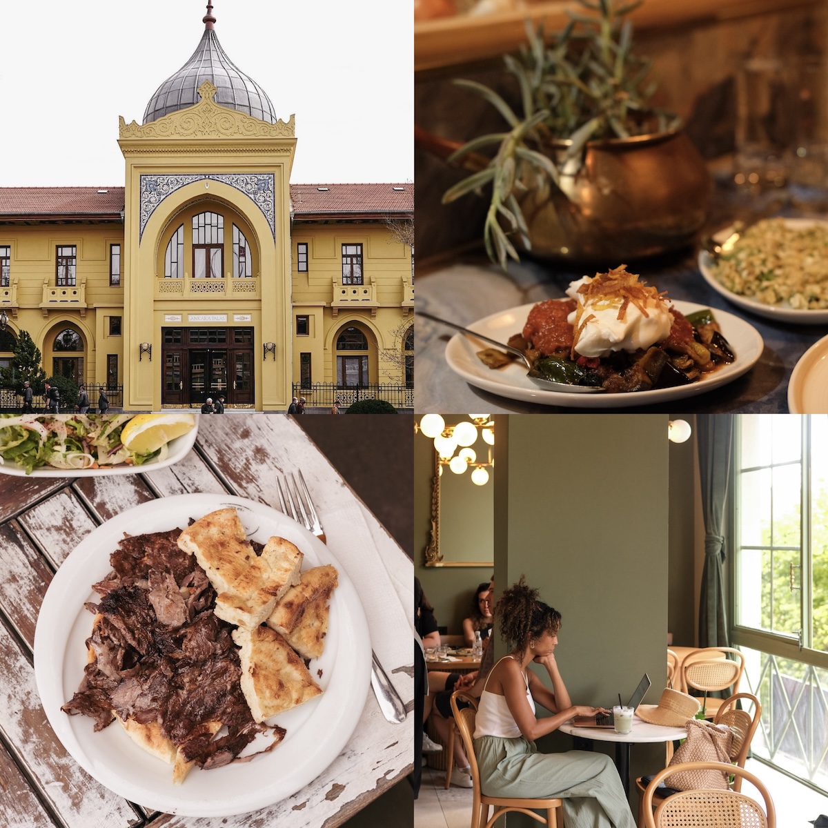 Ankara has a variety of restaurants serving döner kebab, meyhane-style mezes, and excellent coffee. (Courtesy of Fikret Can Kusadali)