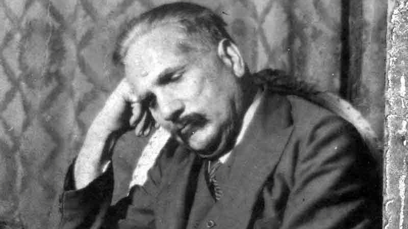 The poet-philosopher Muhammad Iqbal photographed in India in 1938. (Wikimedia Commons)