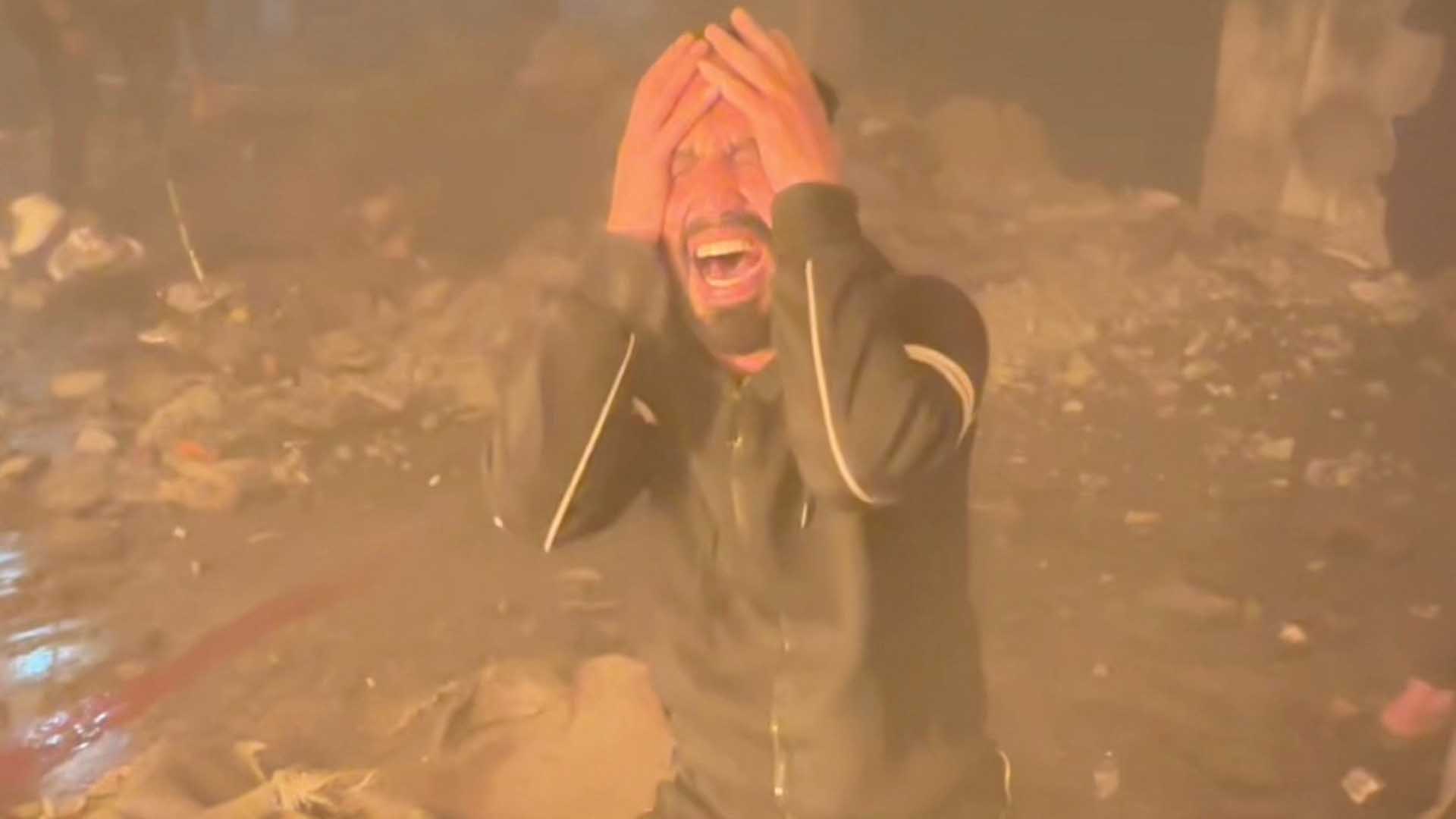 aftermath Israeli strike Khan Younis