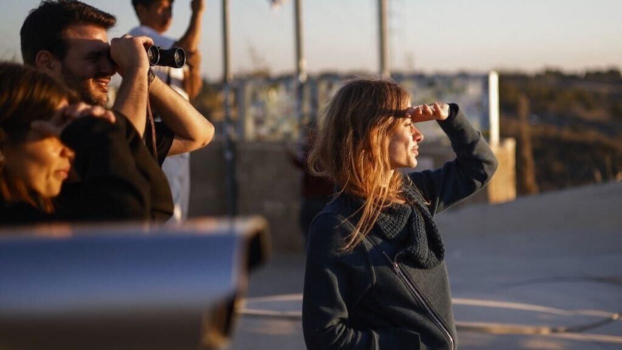 Sderot is a tourist attraction for Israelis who want to view the destruction in Gaza (AFP/Jalaa Marey)