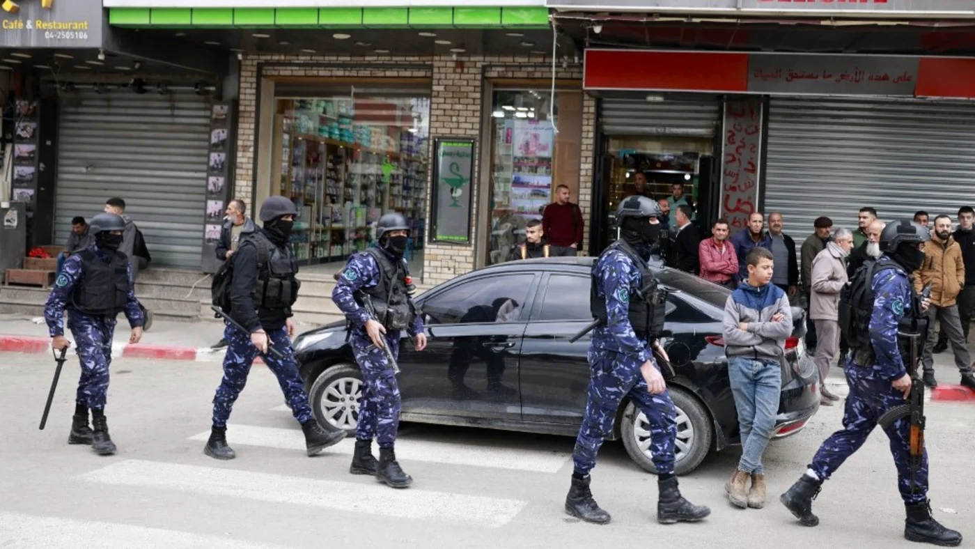 palestinian security forces jenin
