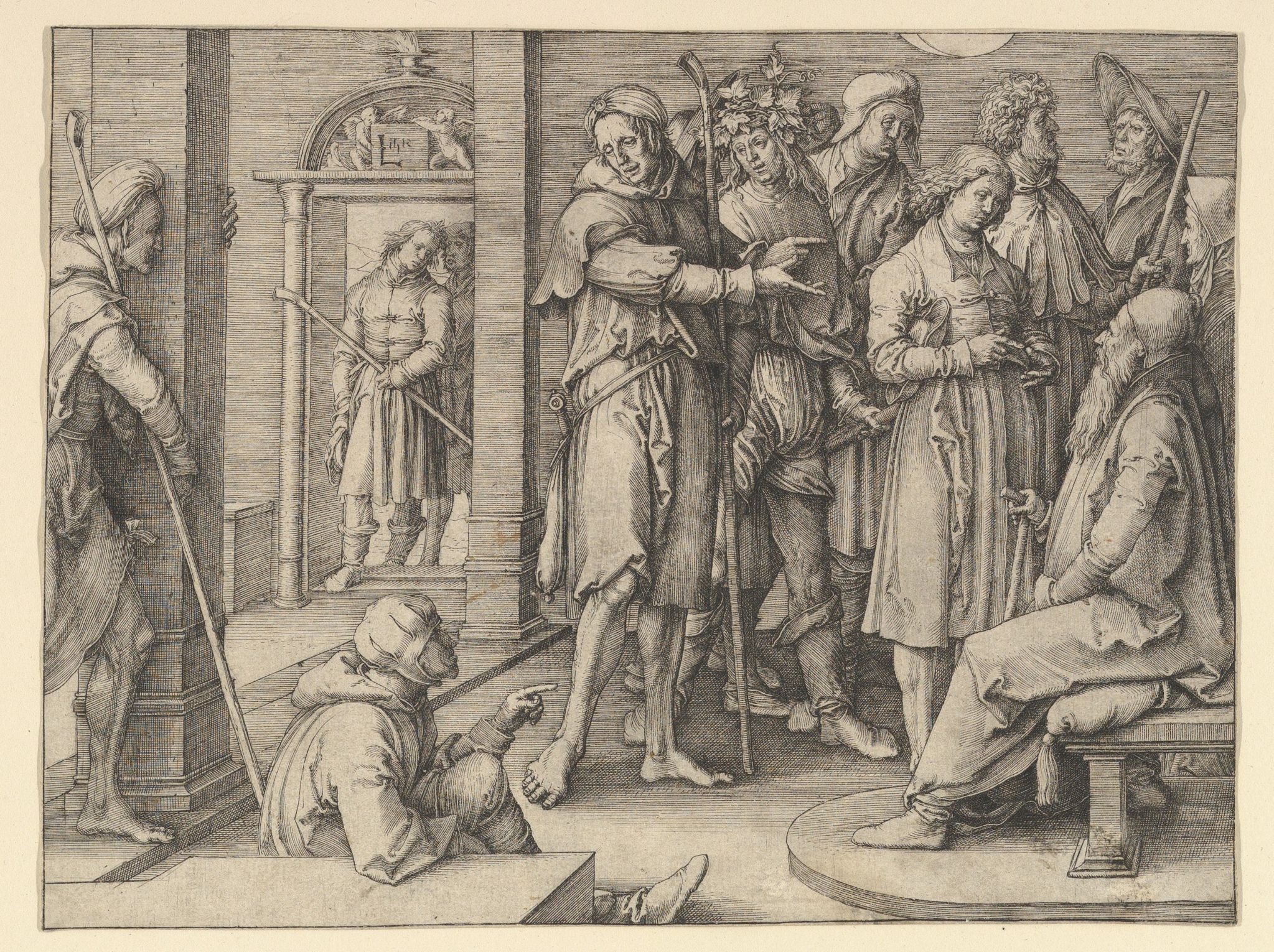 L’une des histoires de rêves les plus célèbres au sein des religions abrahamiques est celle de Joseph partageant ses rêves avec son père, représentée ici dans la gravure de Lucas van Leyden Joseph racontant son rêve à Jacob au Met Museum (Creative Commons) 