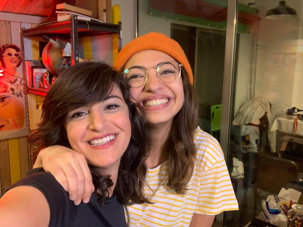 Smi'touha Minni co-writers Amanda Abou Abdallah (L) and Maria Elyan (R) (Courtest of Amanda Abou Abdallah))