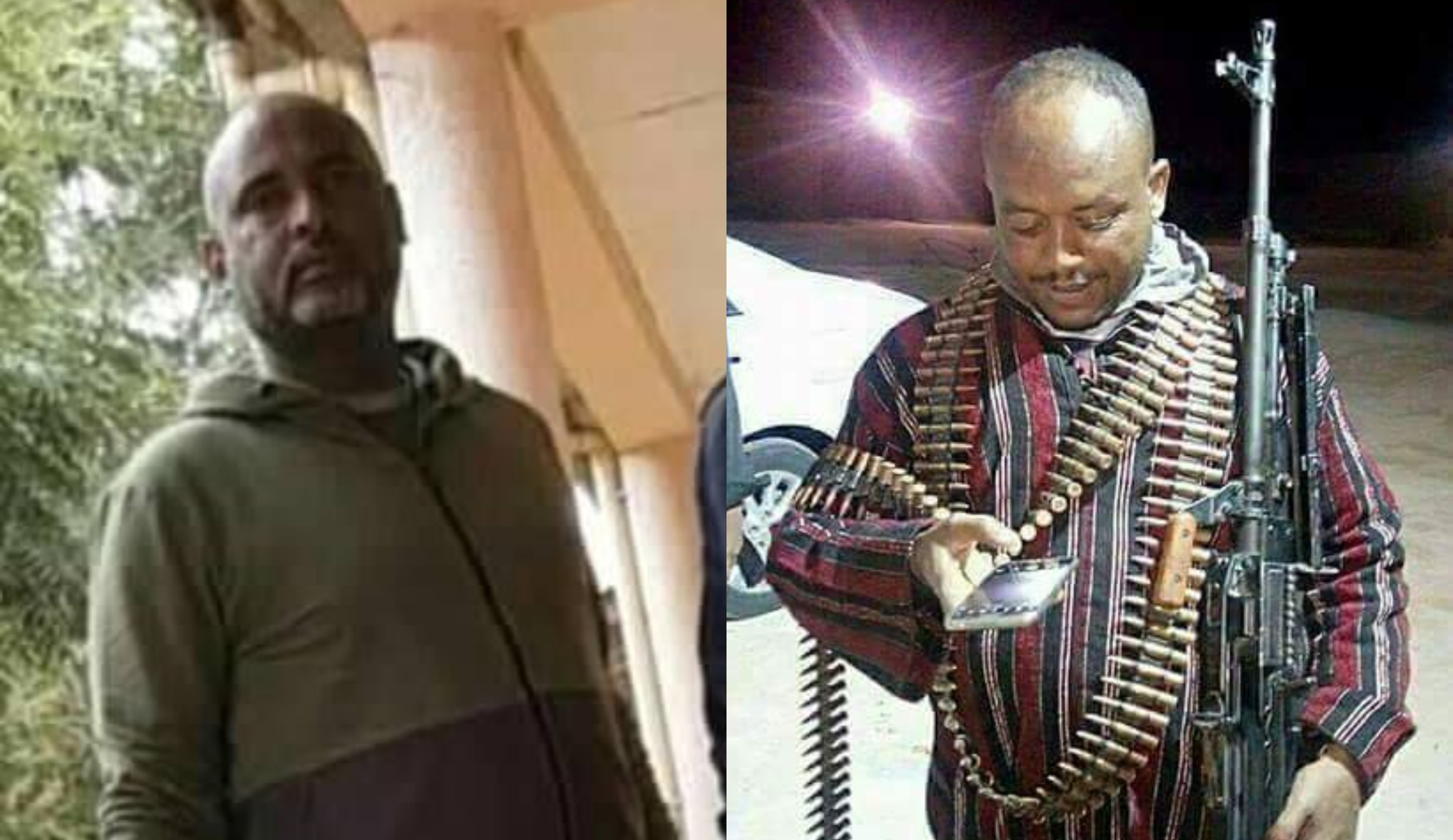 Few photographs are available of human trafficker Kidane Zekarias Habtemariam, left, and his associate Tewolde Goitom (Handout)