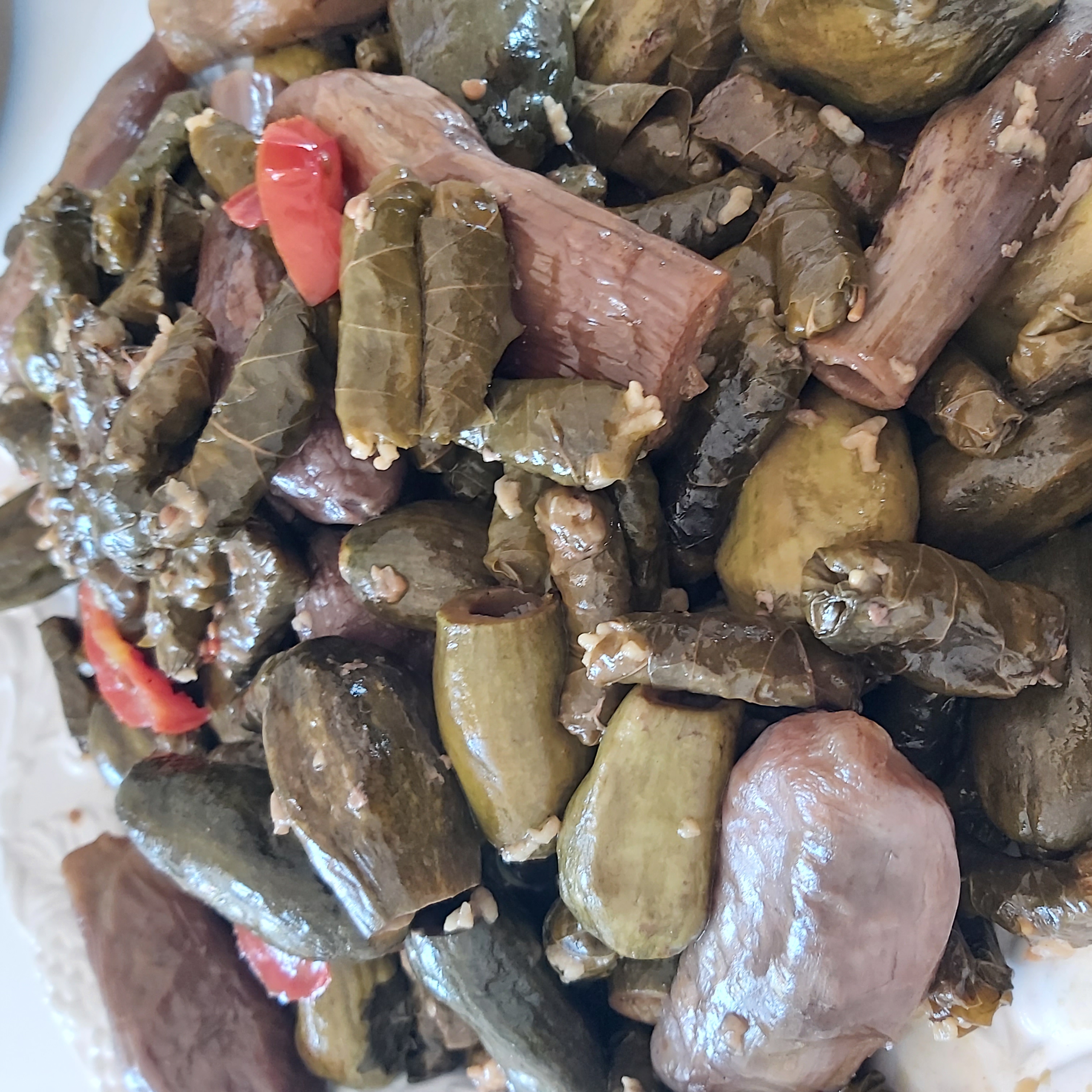 Kousa mashi and wark inab are popular dishes for large family feasts (Nisreen Zeihan)