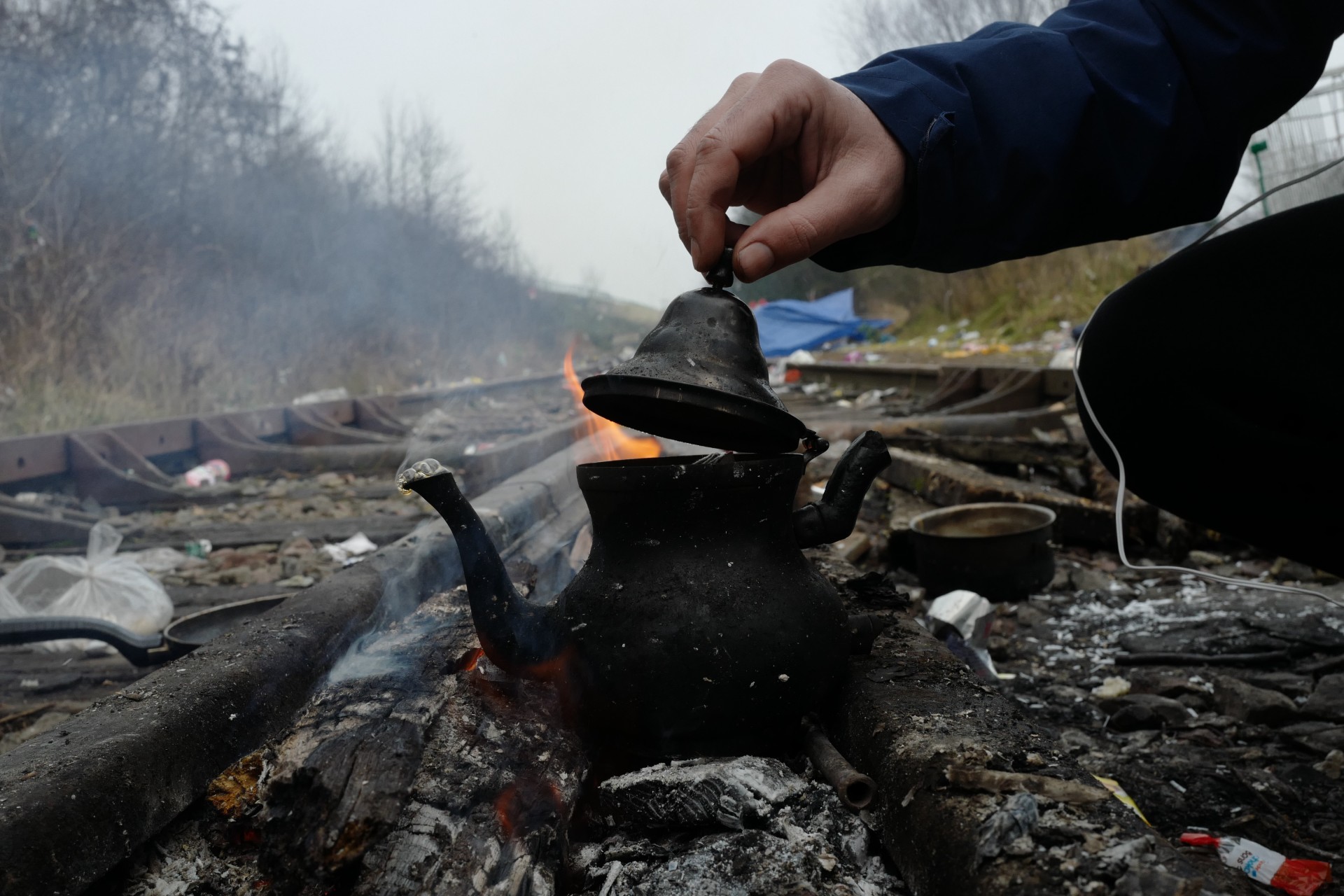 Refugees attempt crossings to Britain in the backs of lorries or on dinghies (MEE/Abdul Saboor)