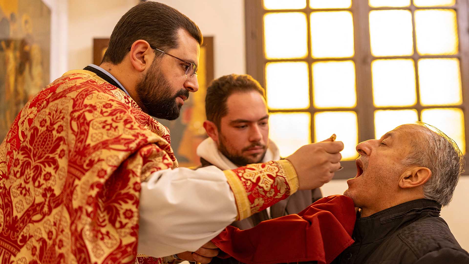 Syria Latakia orthodox mass