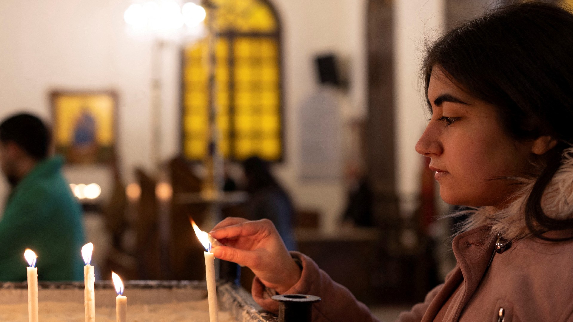 Orthodox community mass Latakia Syria