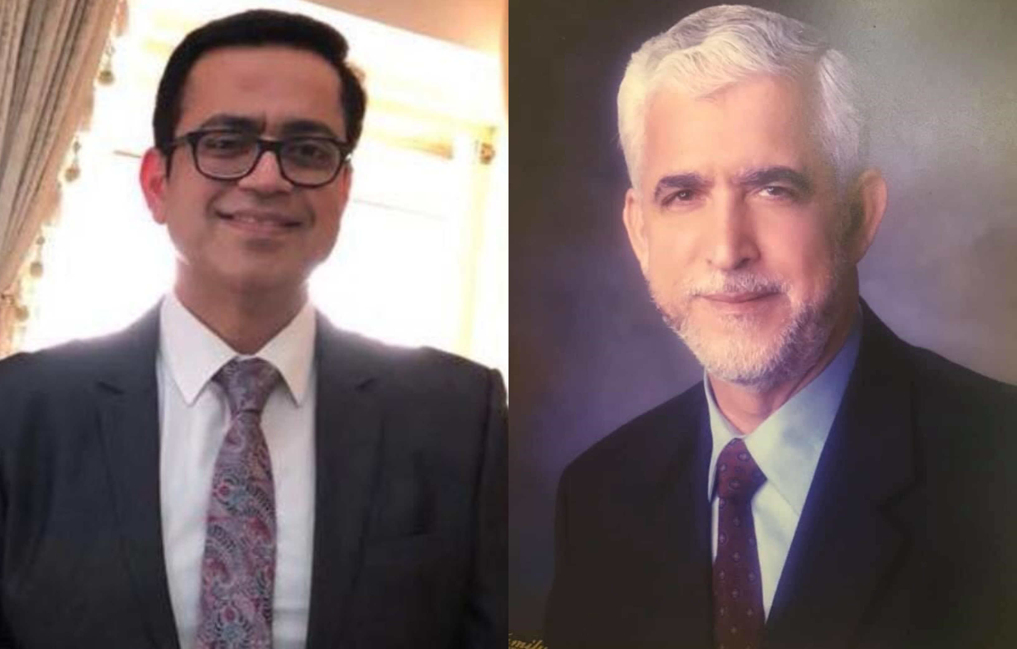 Le diplomate du Hamas Mohammed al-Khudari (à droite) et son fils, Hani, sont emprisonnés en Arabie saoudite (Twitter@AmnestyGulf)