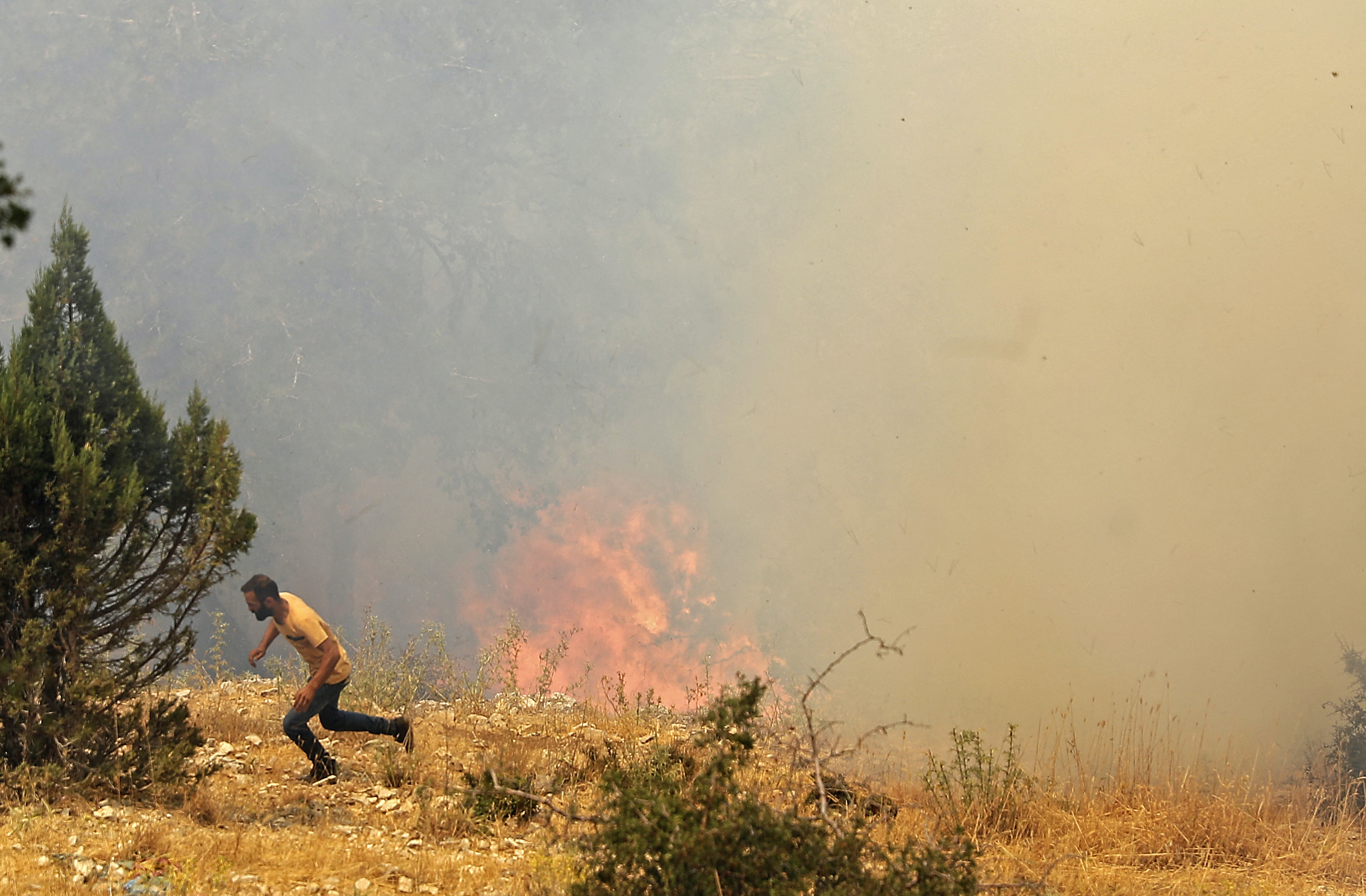 wildfire lebanon