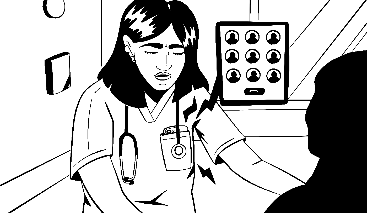 Lina Alsharif, Illustration by Mohamad Elaasar