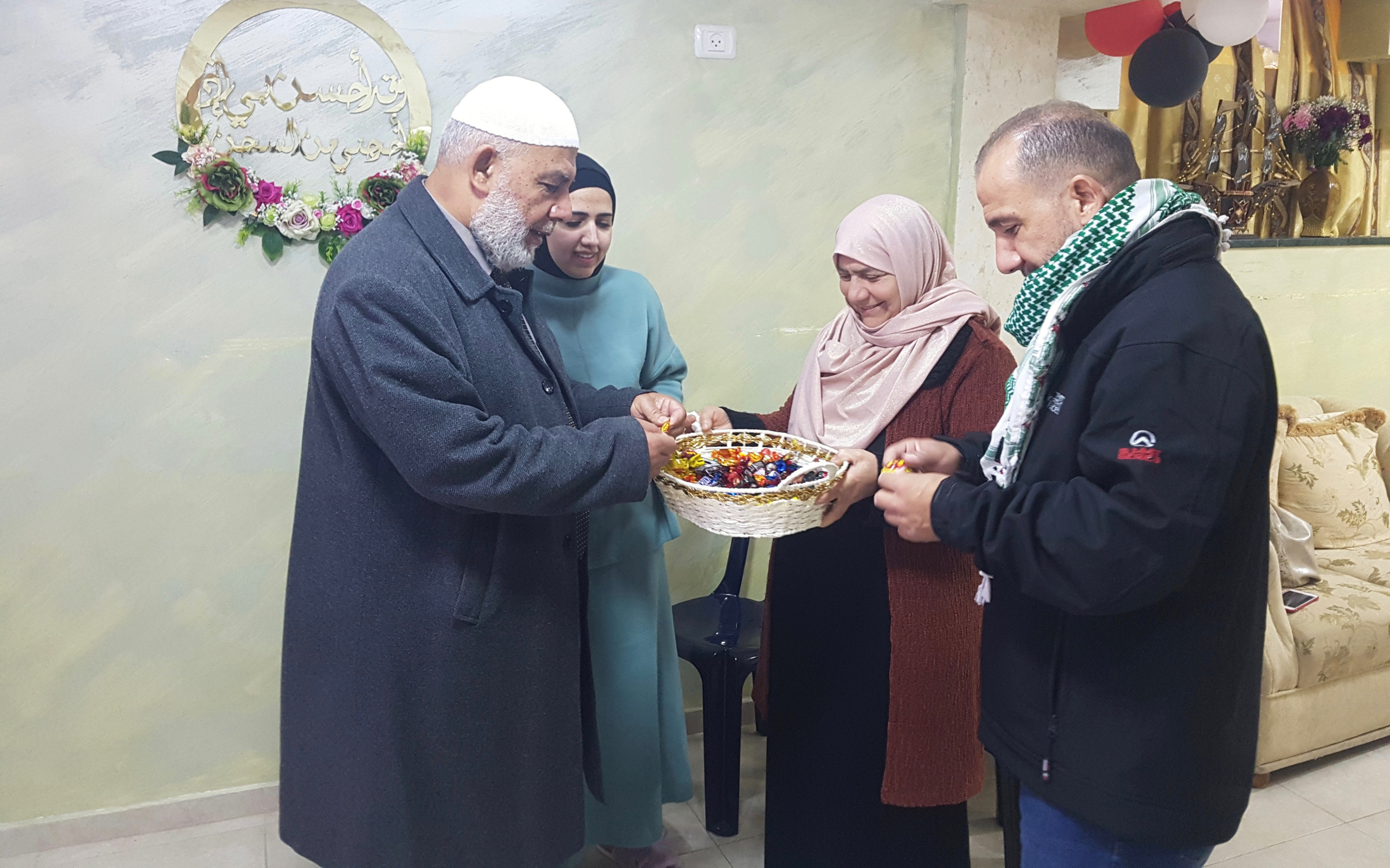 Malek Bkairat and his family