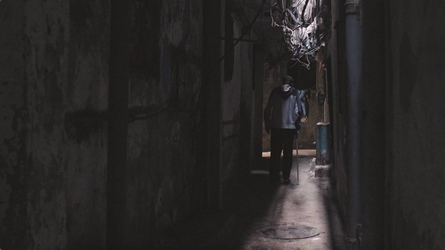 An unconventional approach, the interviewees’ faces are never shown in the film