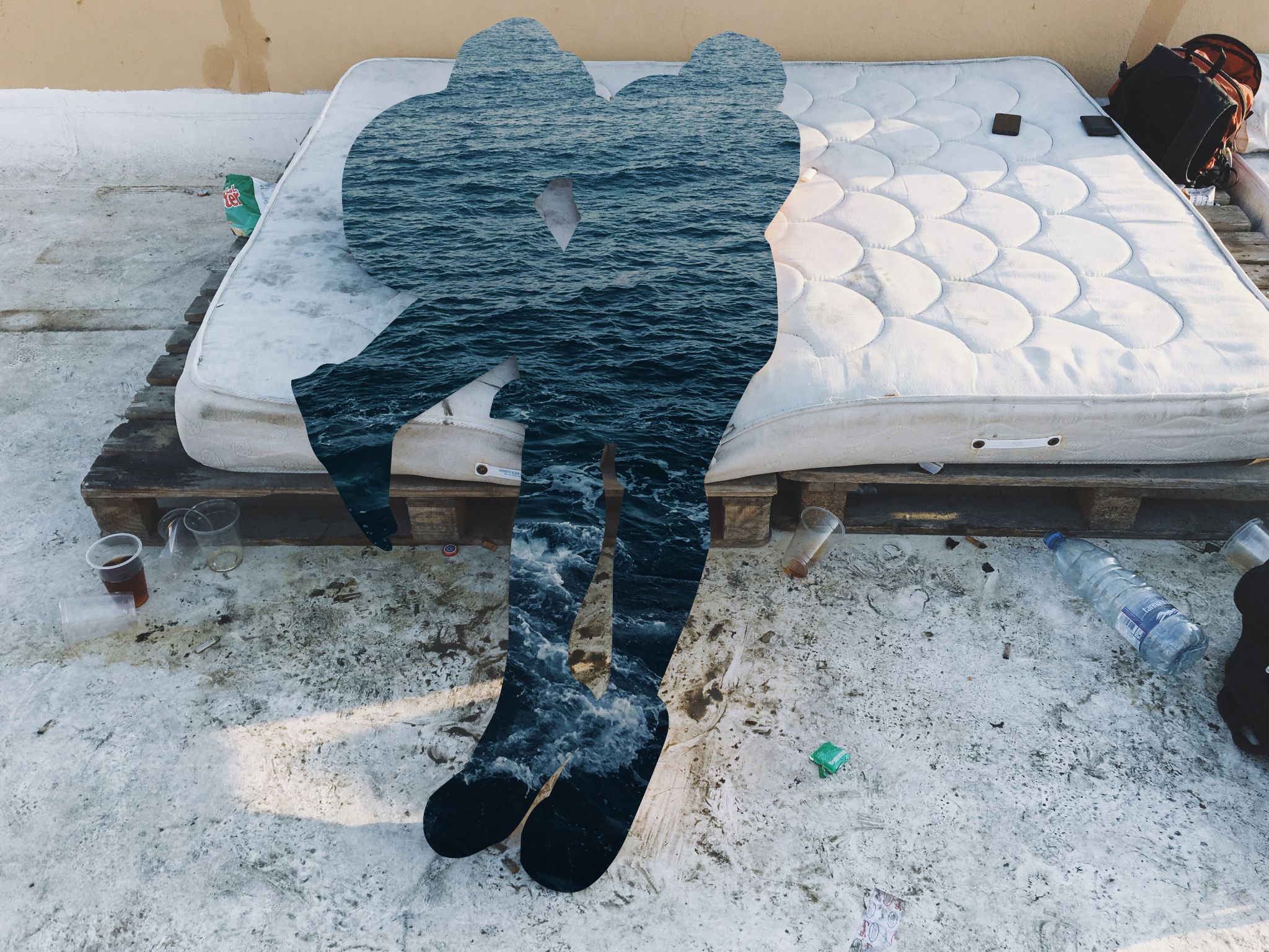 A photograph from Kassab's series, Of Blasts and Illusions (Maria Kassab/Courtesy of Lebanon Now and Then exhibition)