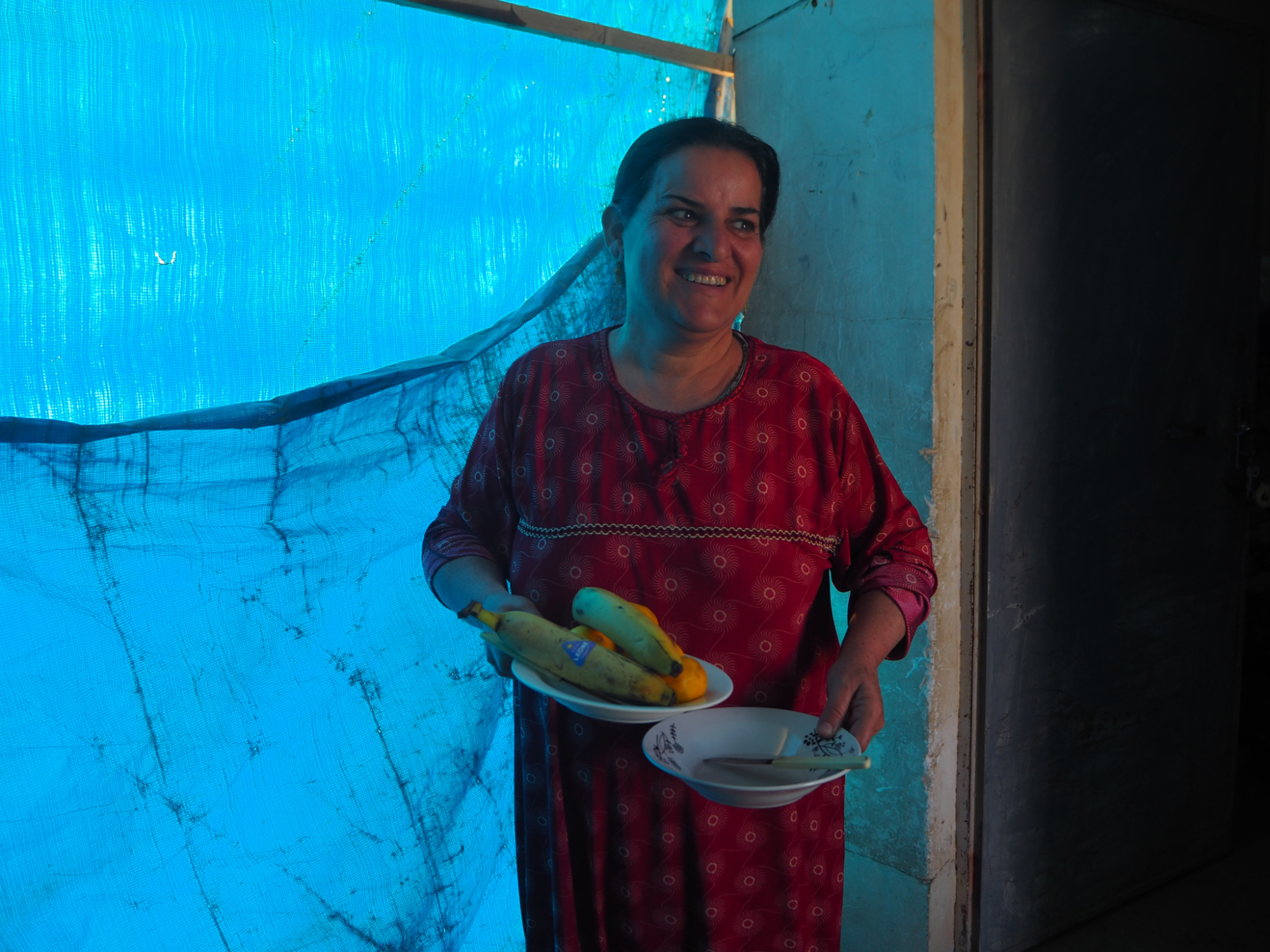 Christian family in Sinjar