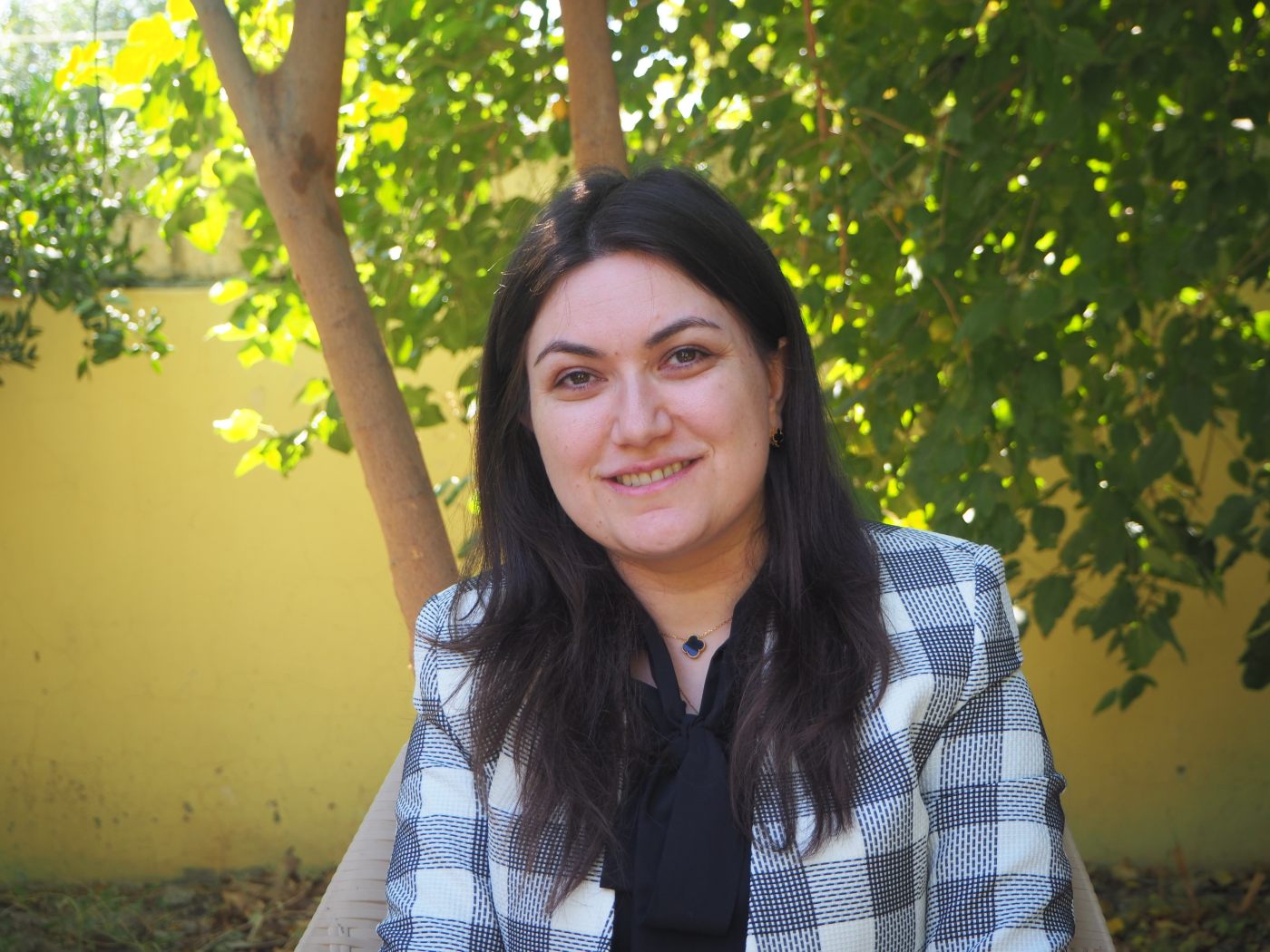 Marwa Kalo is one of two Yazidi women running in Iraq's parliamentary elections (MEE correspondent)