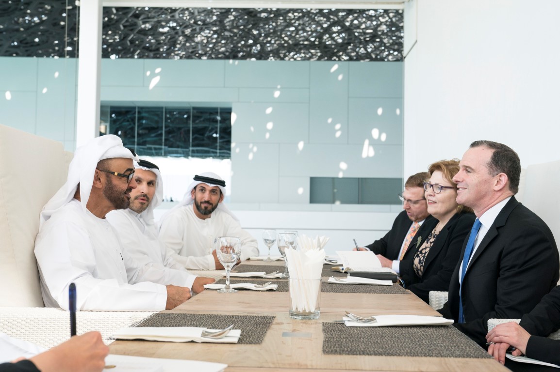 Brett McGurk, Baraba Leaf, Mohammed bin Zayed