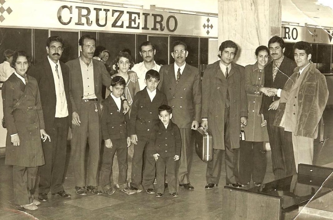 Members of the al-Jamal family arrive in Brazil (Supplied)