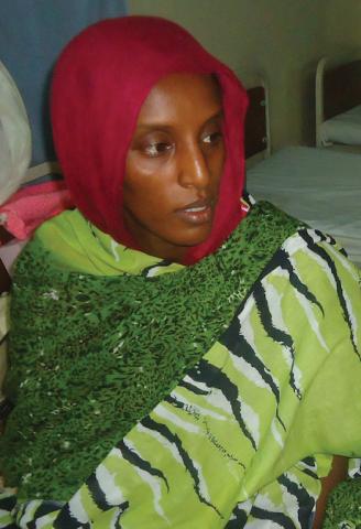 Meriam Yehya Ibrahim Ishag, une Soudanaise chrétienne de 27&nbsp;ans condamnée à la pendaison pour apostasie en 2014 (AFP)
