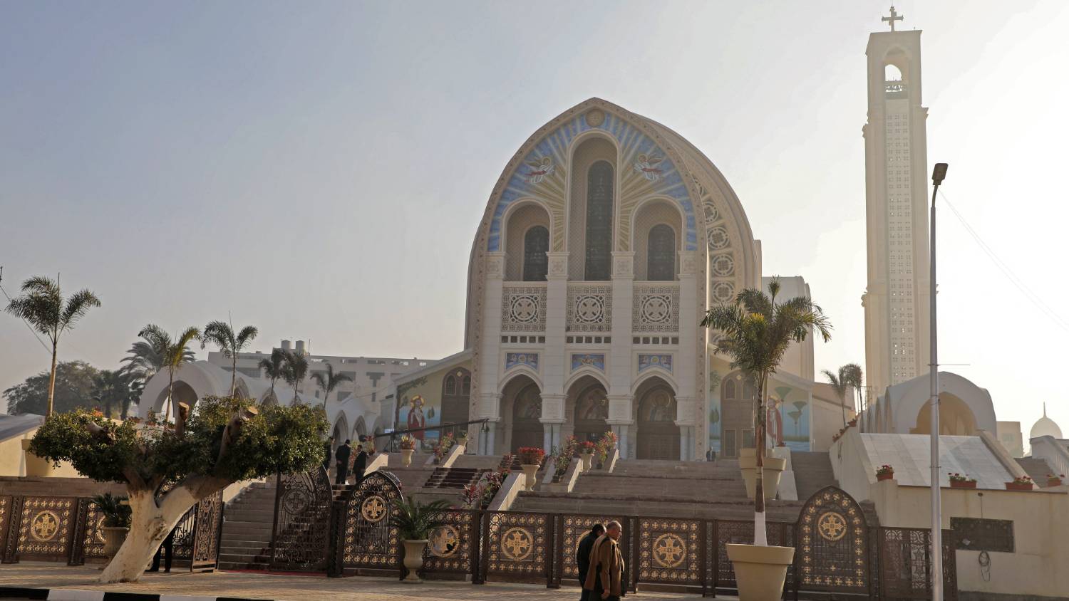 St. Mark’s Cathedral in Cairo is usually packed for Christmas Eve Mass by the Egyptian Coptic Christian community (AFP)