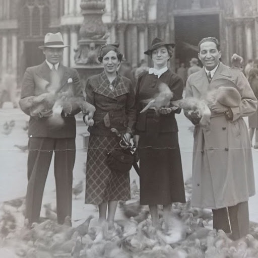 Yasmine's photo shows 'family members I’ve never met. And yet in all of them I see a bit of me' 