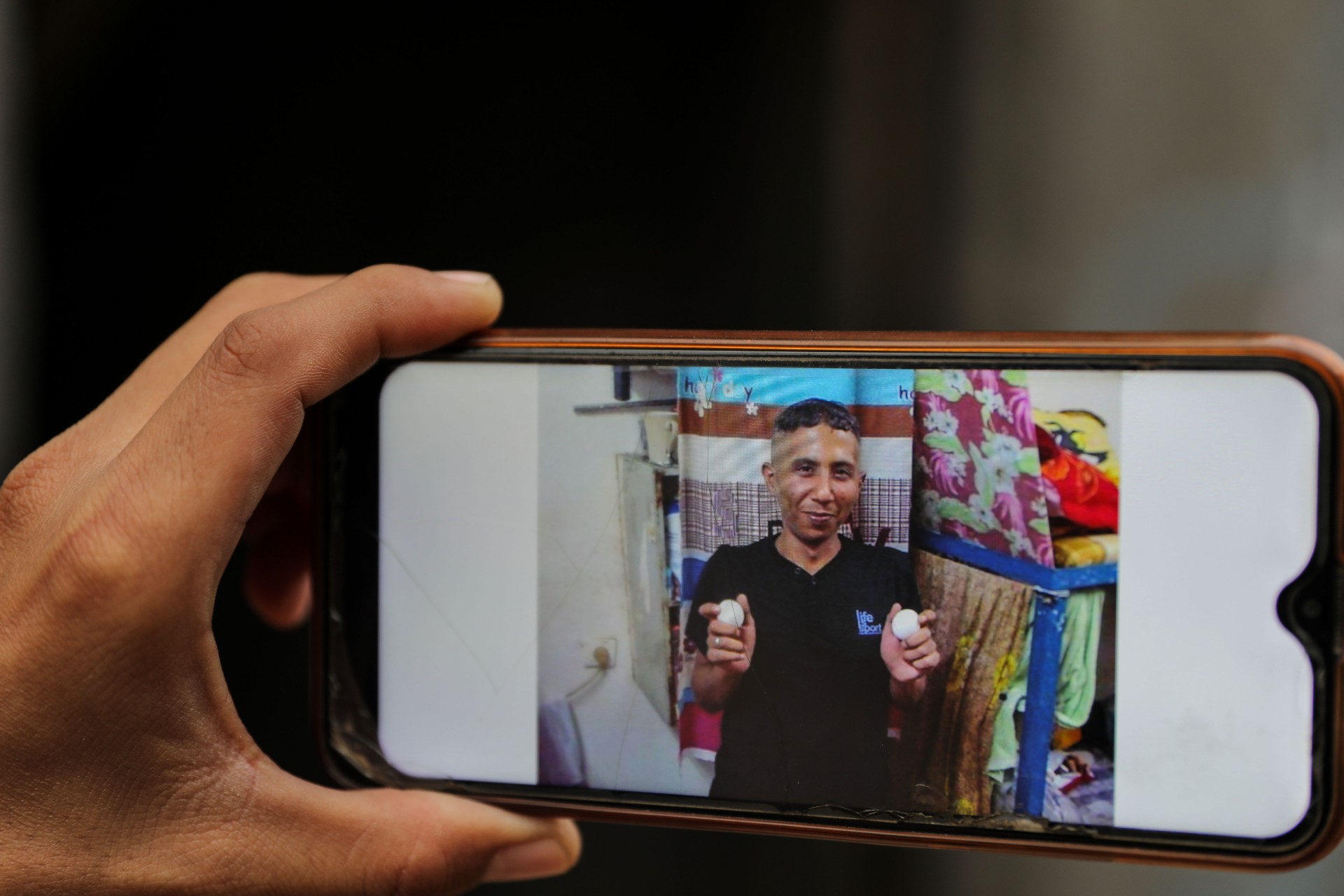 A photo shown of Sami al-Amour.