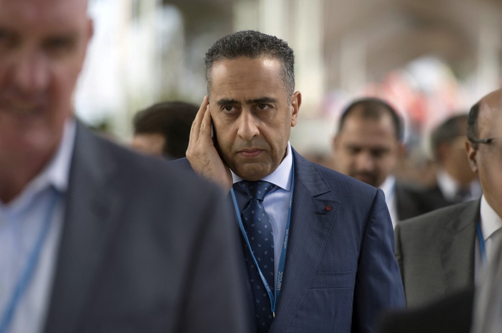 Abdellatif Hammouchi, head of the DGST and DGSN, walks during a visit to the COP22 international climate conference in Marrakesh on 8 November 2016 (Fadel Senna/AFP)