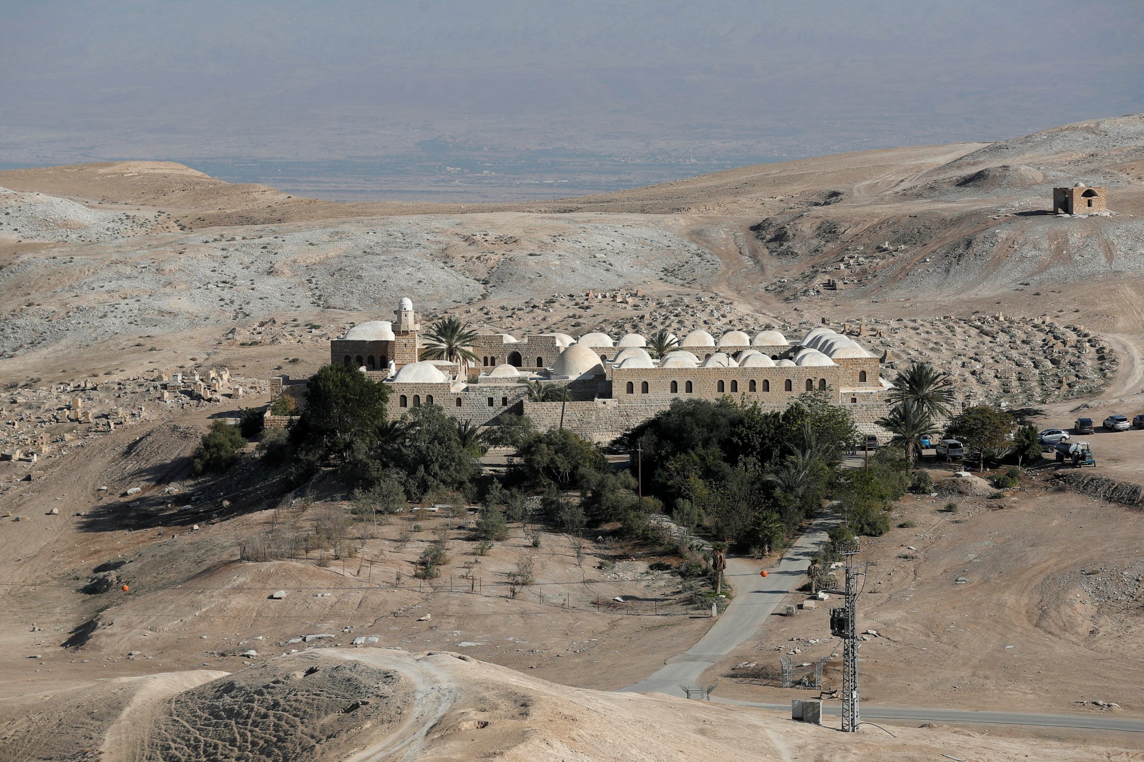 Le sanctuaire de Nabi Moussa, en Cisjordanie occupée par Israël (Reuters)