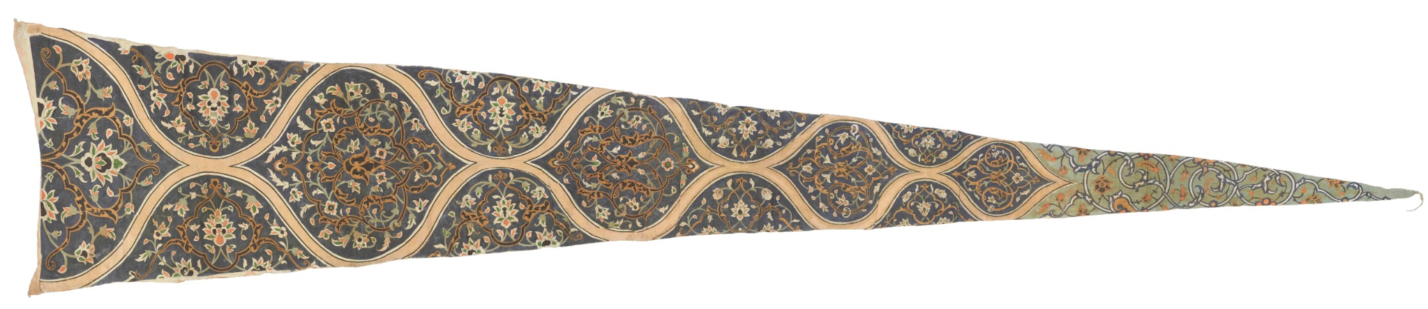 Full-size painted reproduction of dome interior: Mosque of Sheikh Lutfallah, Isfahan, 1877 (Victoria and Albert Museum, London)