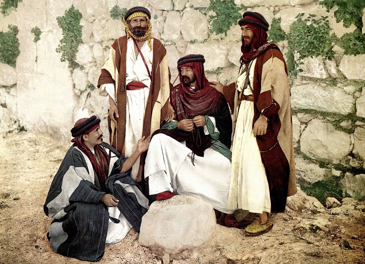 Paysans de Siloé – Photographie, vers 1890 – Collection particulière, D. R.