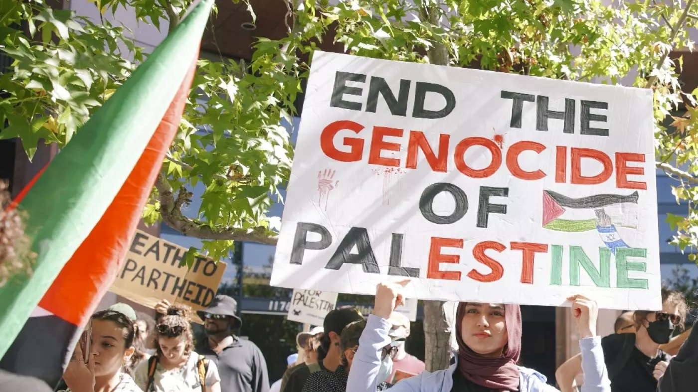 palestine protest los angeles