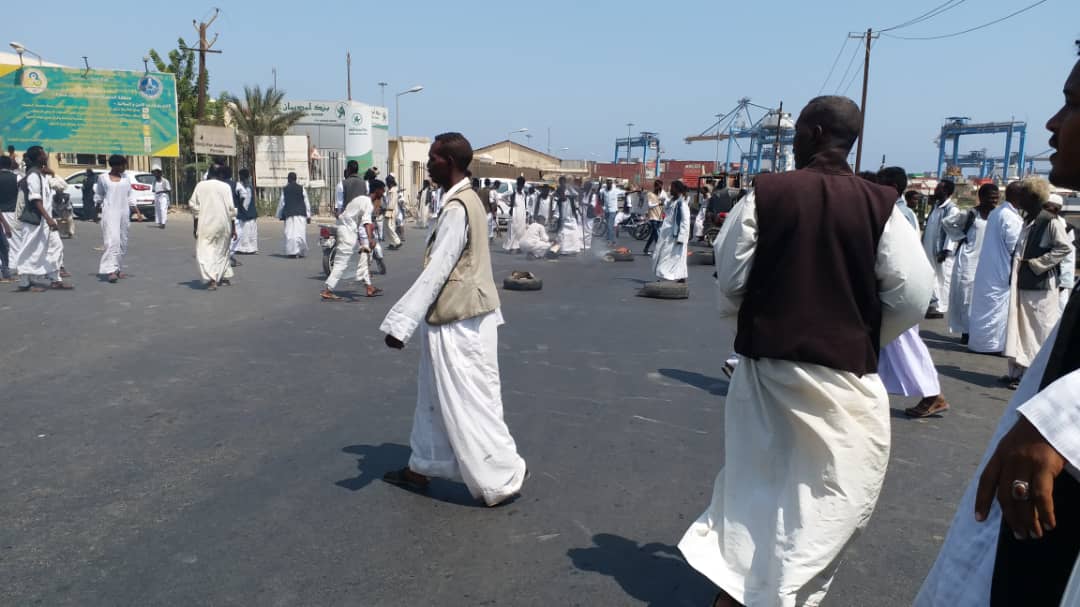 Port SUdan protest
