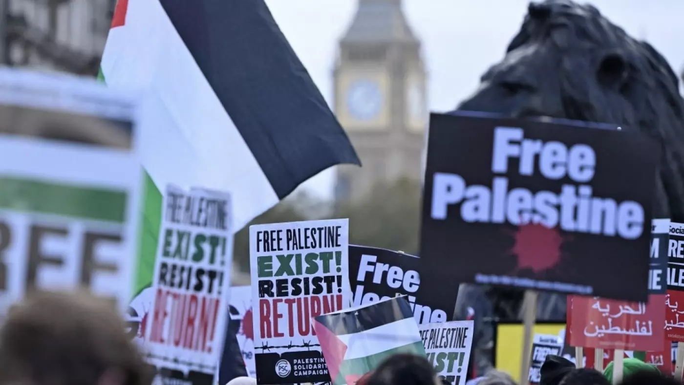 palestine protest london
