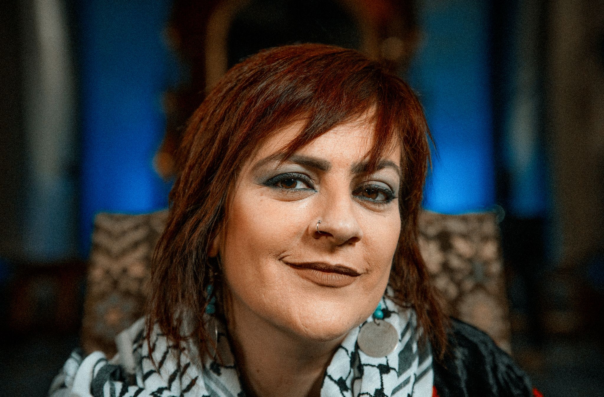 Rim Banna was one of the pioneering musical figures on the Palestinian music scene as she helped re-introduce folk songs with contemporary arrangements (Eirik Stordrange)