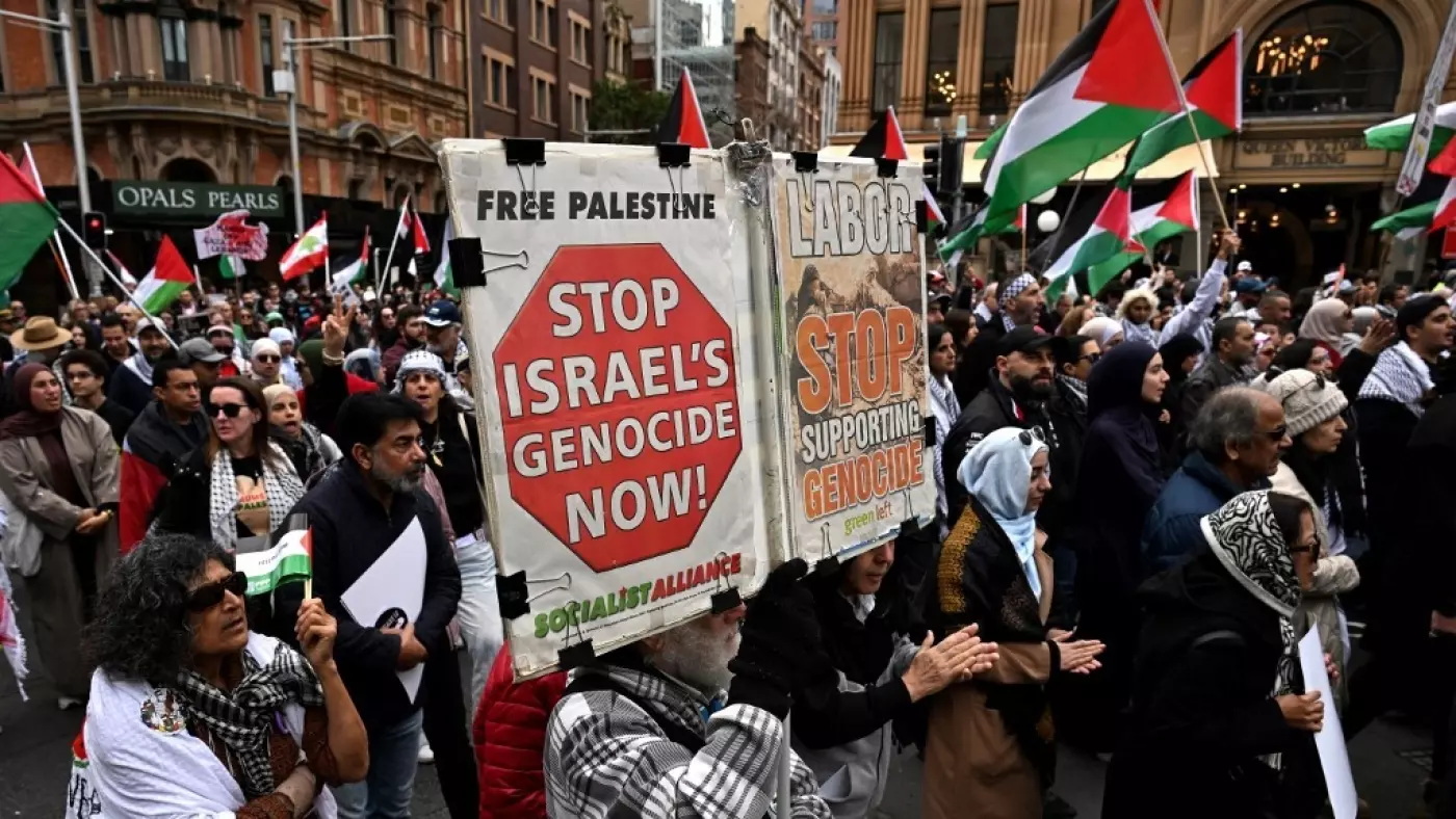 palestine protest australia