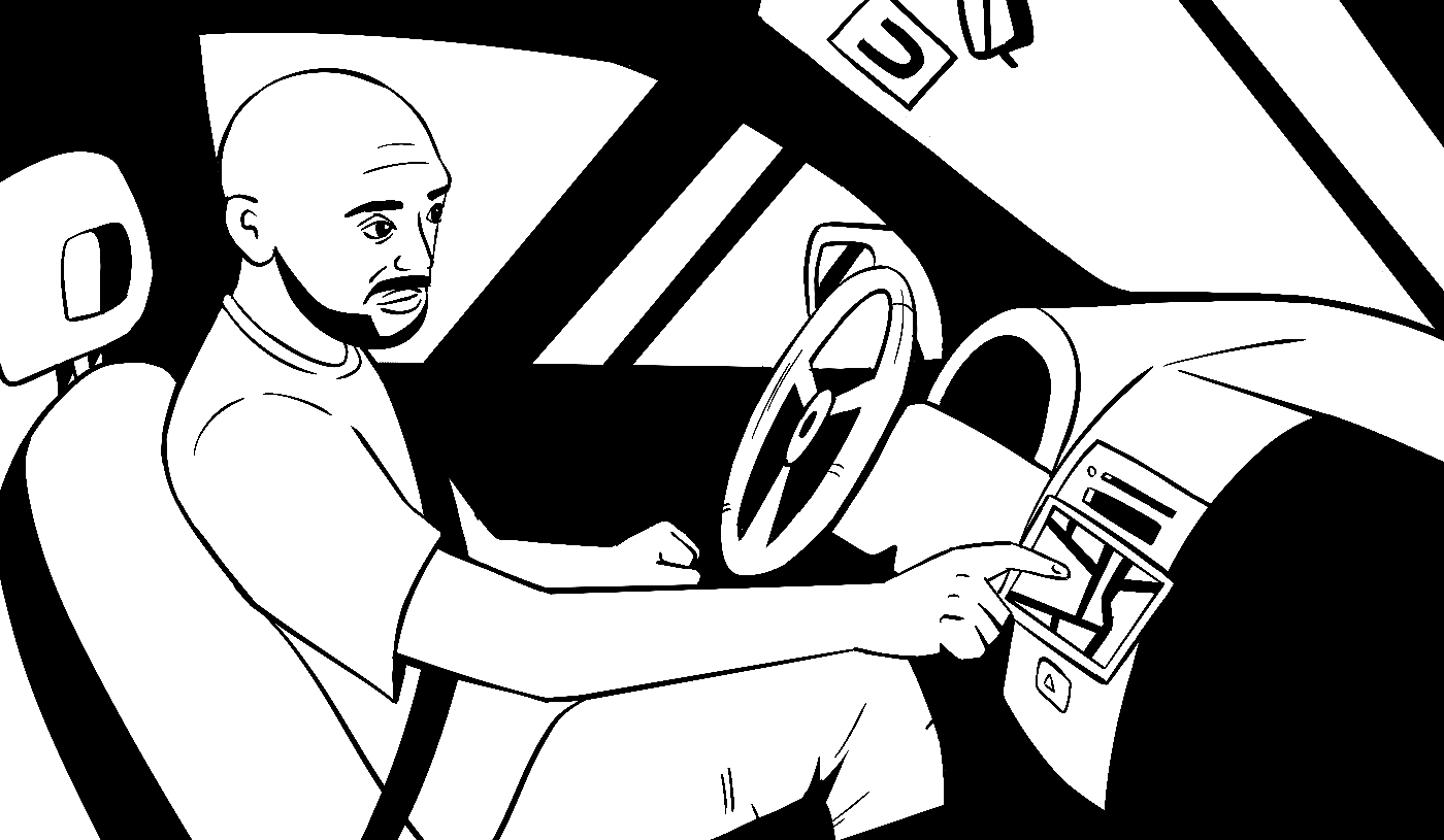 Abdullah Jelan, Illustration by Mohamad Elaasar